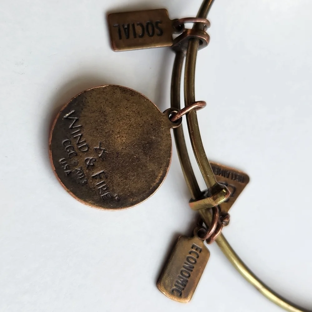 Live Love Laugh Bronze Bracelet